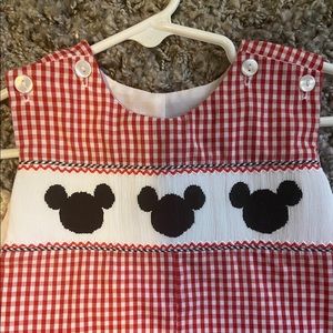 Mickey Smocked Shortall